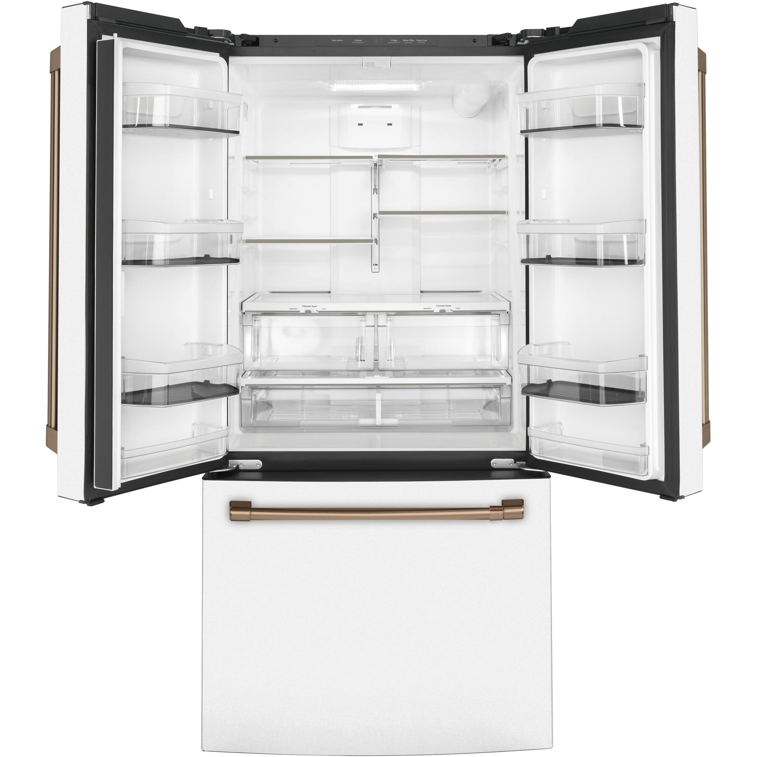  Café 33-inch, 18.6 cu. ft. Counter-Depth French 3-Door Refrigerator CWE19SP4NW2 IMAGE 2