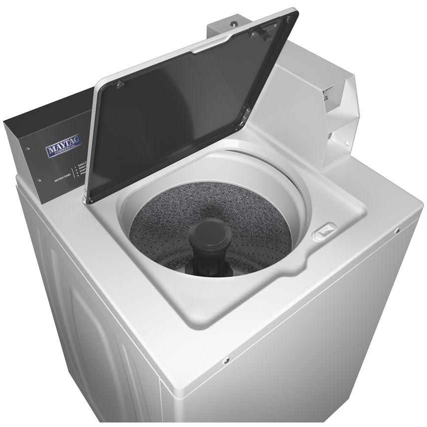  Maytag Commercial Laundry Card Top Loading Commercial Washer MAT20PRAWW IMAGE 3