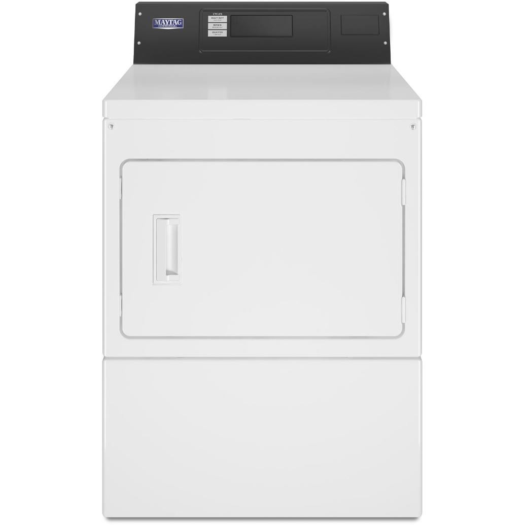  Maytag Commercial Laundry 7.4 cu.ft. Electric Front Loading Commercial Dryer MDE20PRAZW IMAGE 1