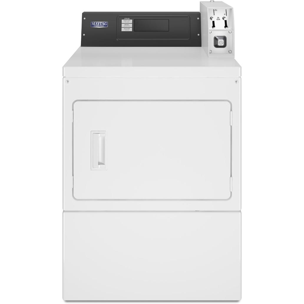  Maytag Commercial Laundry 7.4 cu.ft. Gas Front Loading Commercial Dryer MDG20PDAXW IMAGE 1