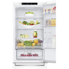  LG 24-inch, 12 cu.ft. Counter-Depth Bottom-Freezer Refrigerator with Multi-Air Flow System LBNC12231W IMAGE 5