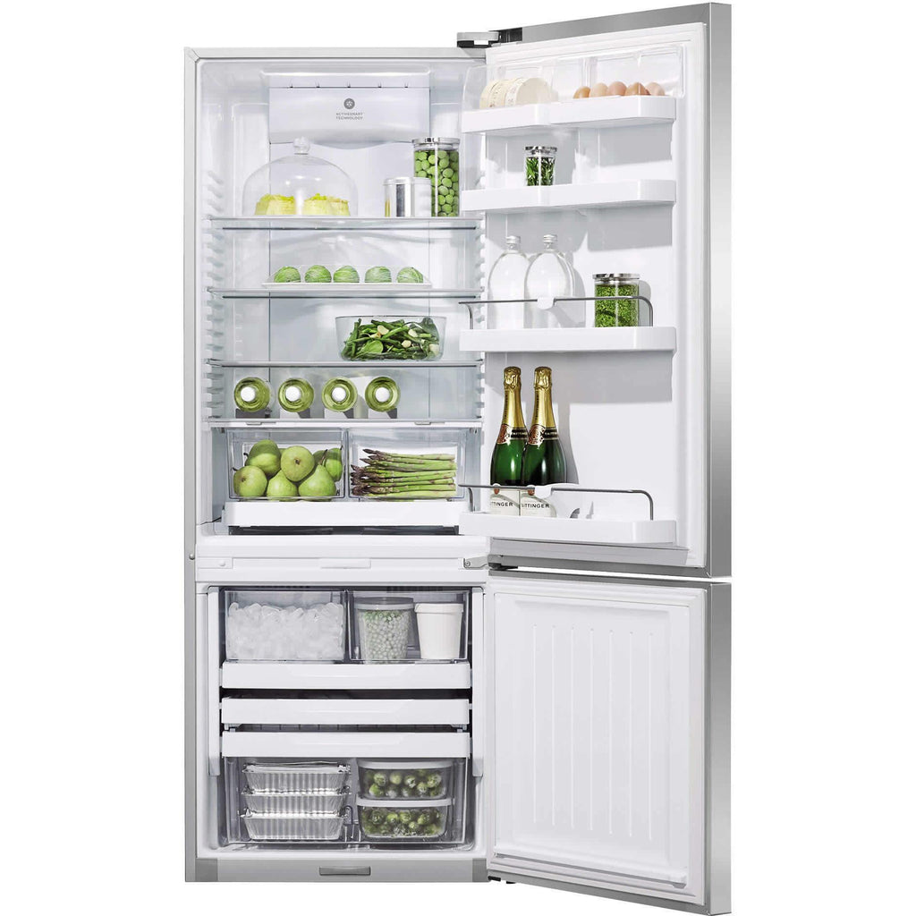  Fisher & Paykel 25-inch, 13.5 cu. ft. Counter-Depth Bottom Freezer Refrigerator RF135BDRJX4 IMAGE 2