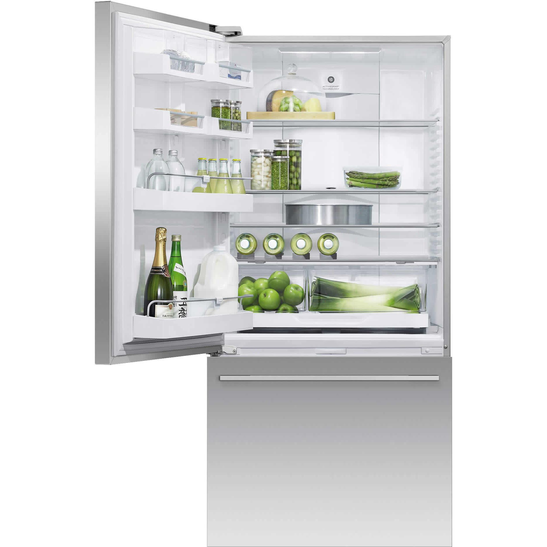  Fisher & Paykel 32-inch, 17.1 cu. ft. Counter-Depth Bottom Freezer Refrigerator RF170WDLJX5 IMAGE 2