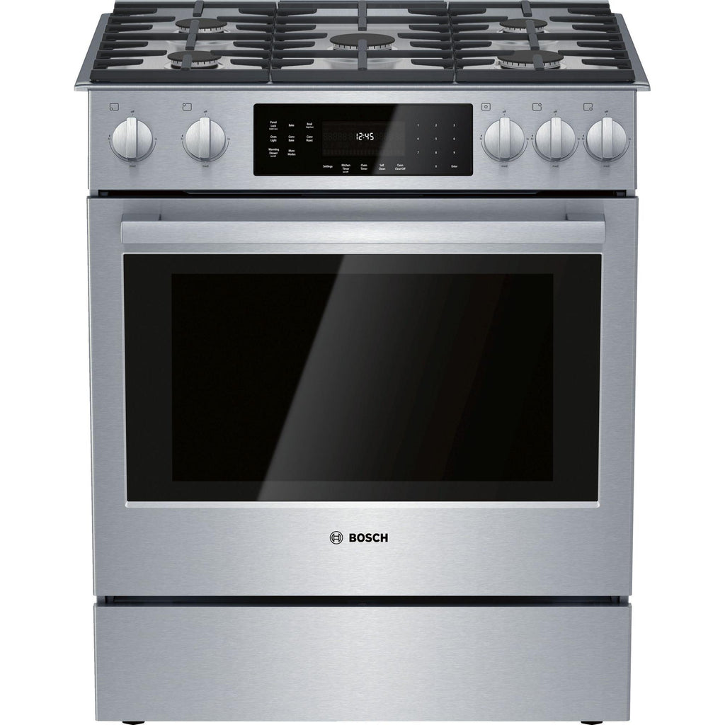  Bosch 30-inch Slide-In Gas Range with 9 Specialized Cooking Modes HGI8056UC IMAGE 1