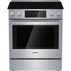  Bosch 30-inch Slide-In Electric Range with 11 Specialized Cooking Modes HEI8056C IMAGE 1