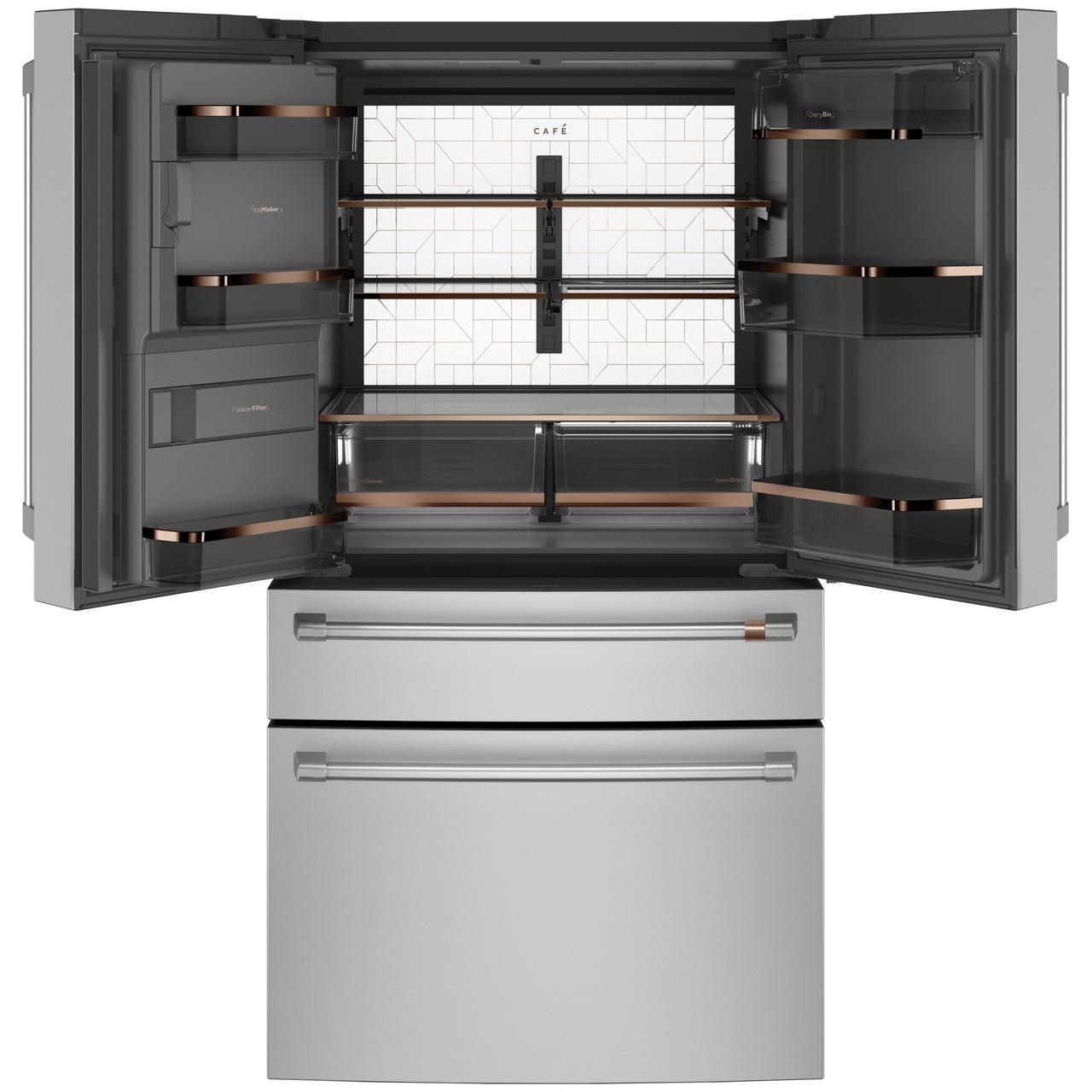  Café 36-inch 27.8 cu. ft. French 4-Door Refrigerator CVE28DP2NS1 IMAGE 2