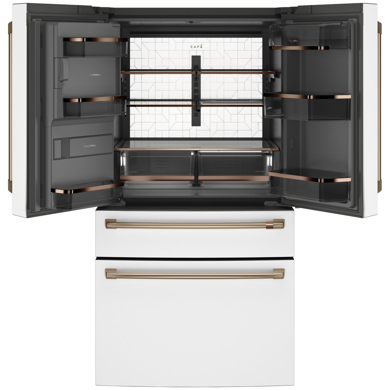  Café 36-inch 27.6 cu. ft. French 4-Door Refrigerator CVE28DP4NW2 IMAGE 2