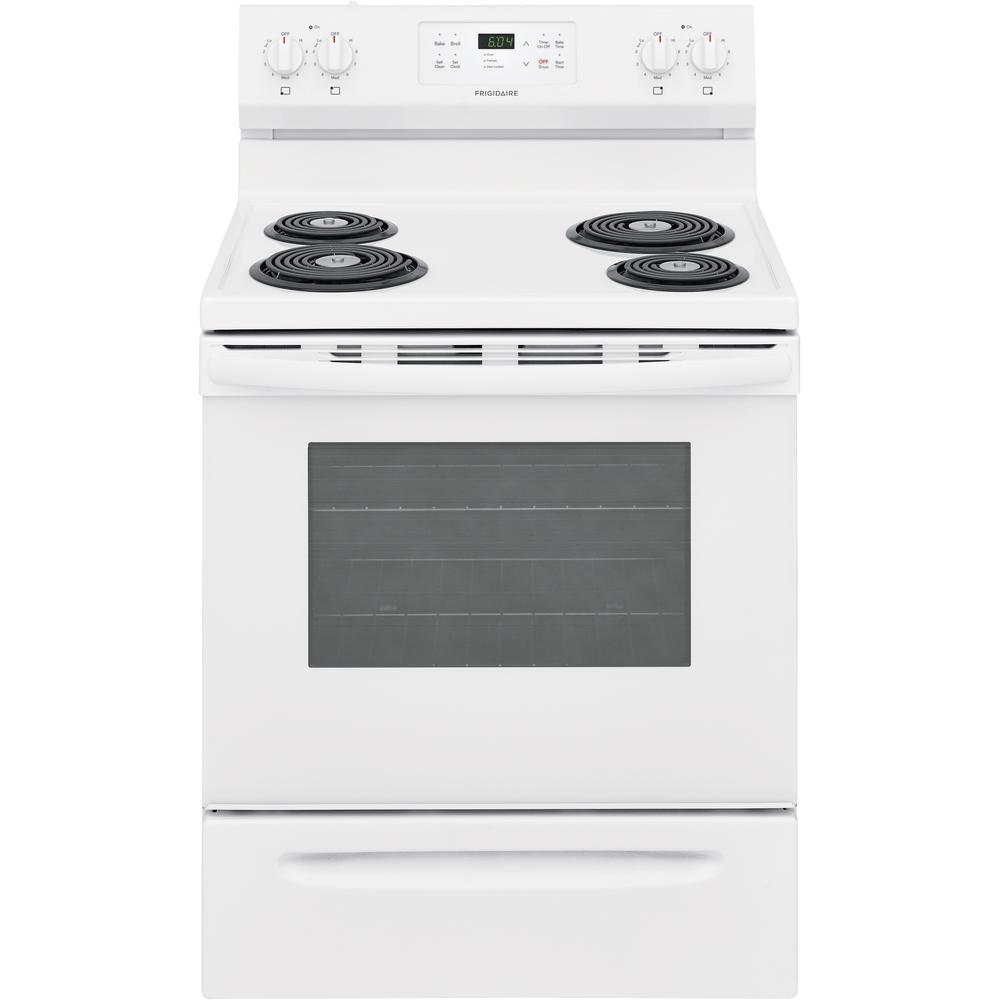  Frigidaire 30-inch Freestanding Electric Range with Ready-Select® Controls FFEF3016VW IMAGE 1