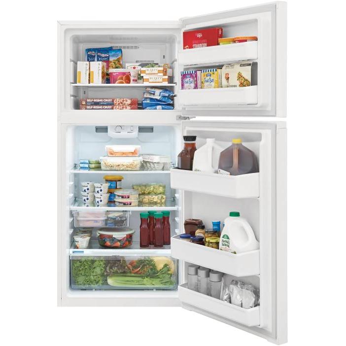  Frigidaire 28-inch, 13.9 cu. ft. Top Freezer Refrigerator FFTR1425VW IMAGE 3