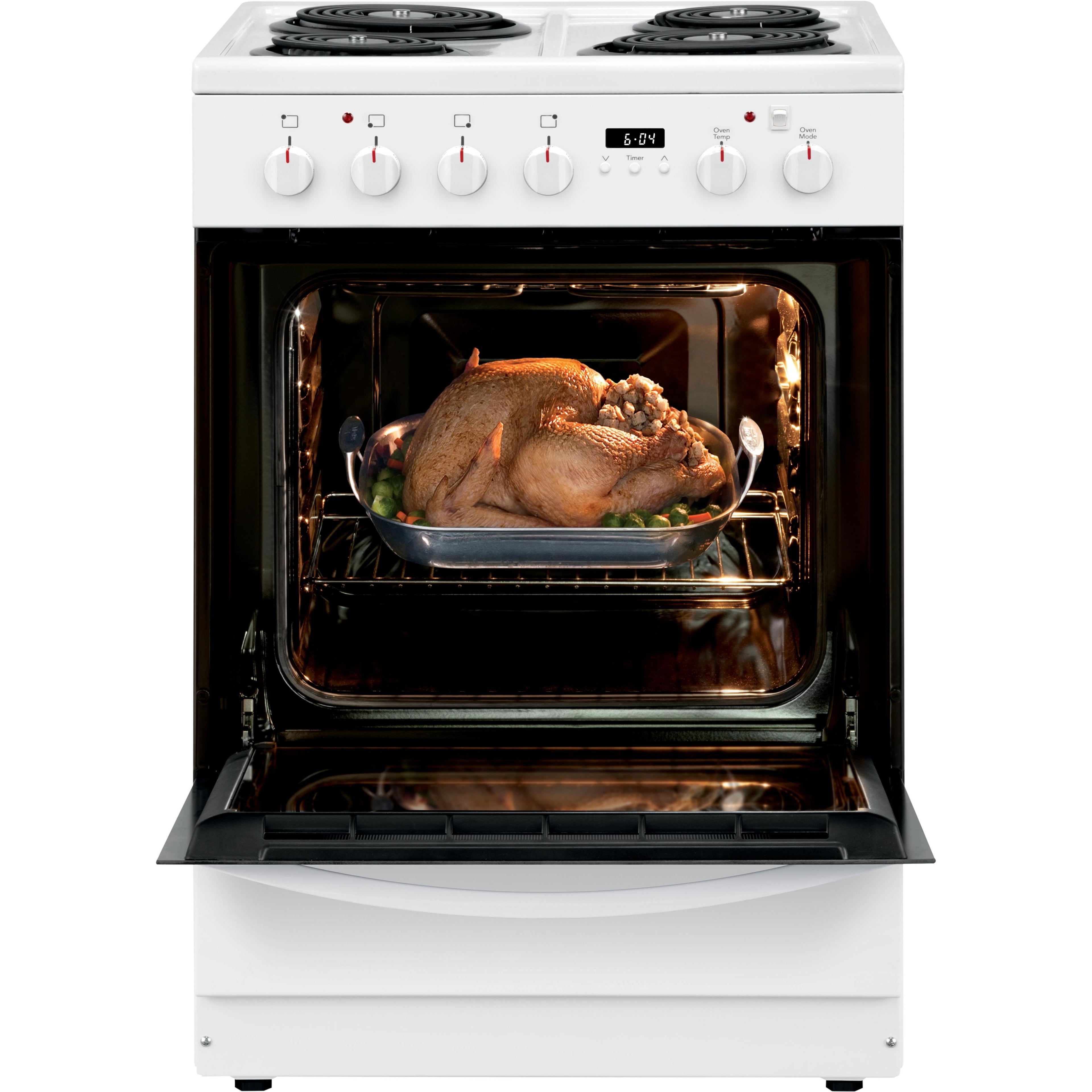  Frigidaire 24-inch Freestanding Electric Range with Ready-Select® Controls FFEH2422UW IMAGE 5