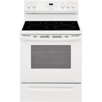  Frigidaire 30-inch Freestanding Electric Range with Even Baking Technology FCRE3052AW IMAGE 1
