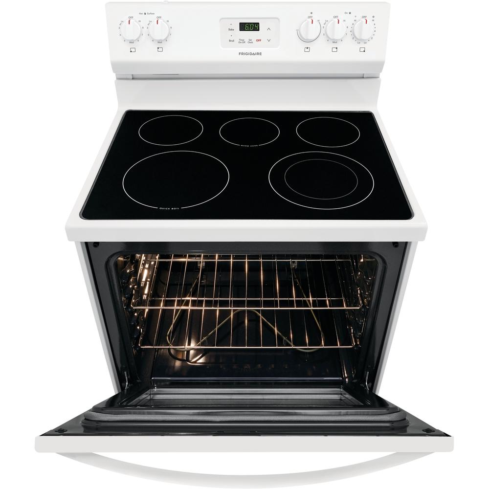  Frigidaire 30-inch Freestanding Electric Range with Even Baking Technology FCRE3052AW IMAGE 7