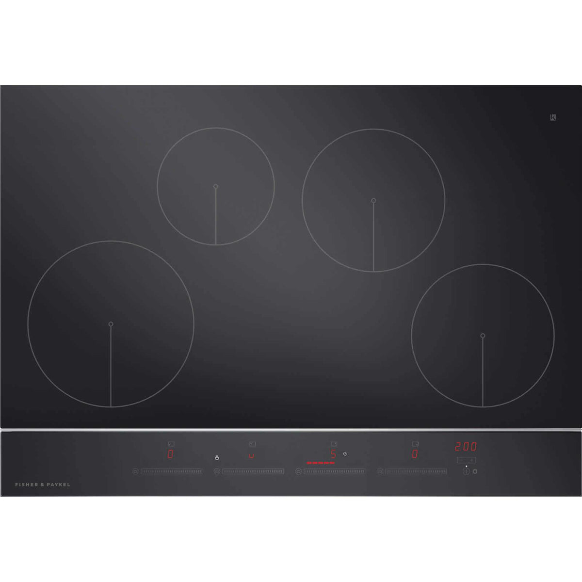  Fisher & Paykel 30-inch Built-In Electric Cooktop with Induction CI754DTB2 IMAGE 1