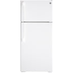  GE 16.6 cu. ft. Top Freezer Refrigerator GTE17GTNRWW IMAGE 1