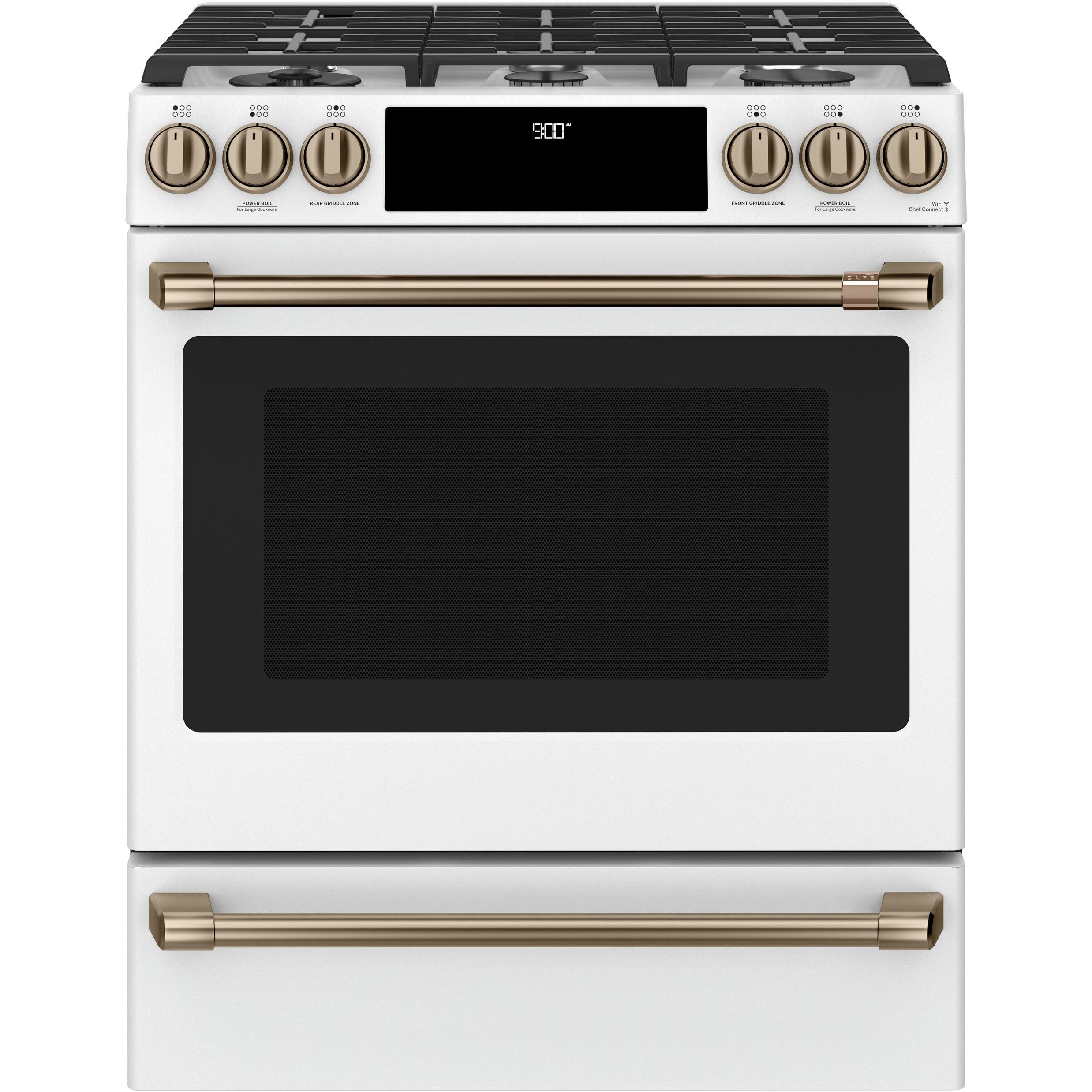  Café 30-inch Slide-in Dual Fuel Range with Warming Drawer CC2S900P4MW2 IMAGE 1
