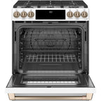  Café 30-inch Slide-in Dual Fuel Range with Warming Drawer CC2S900P4MW2 IMAGE 2