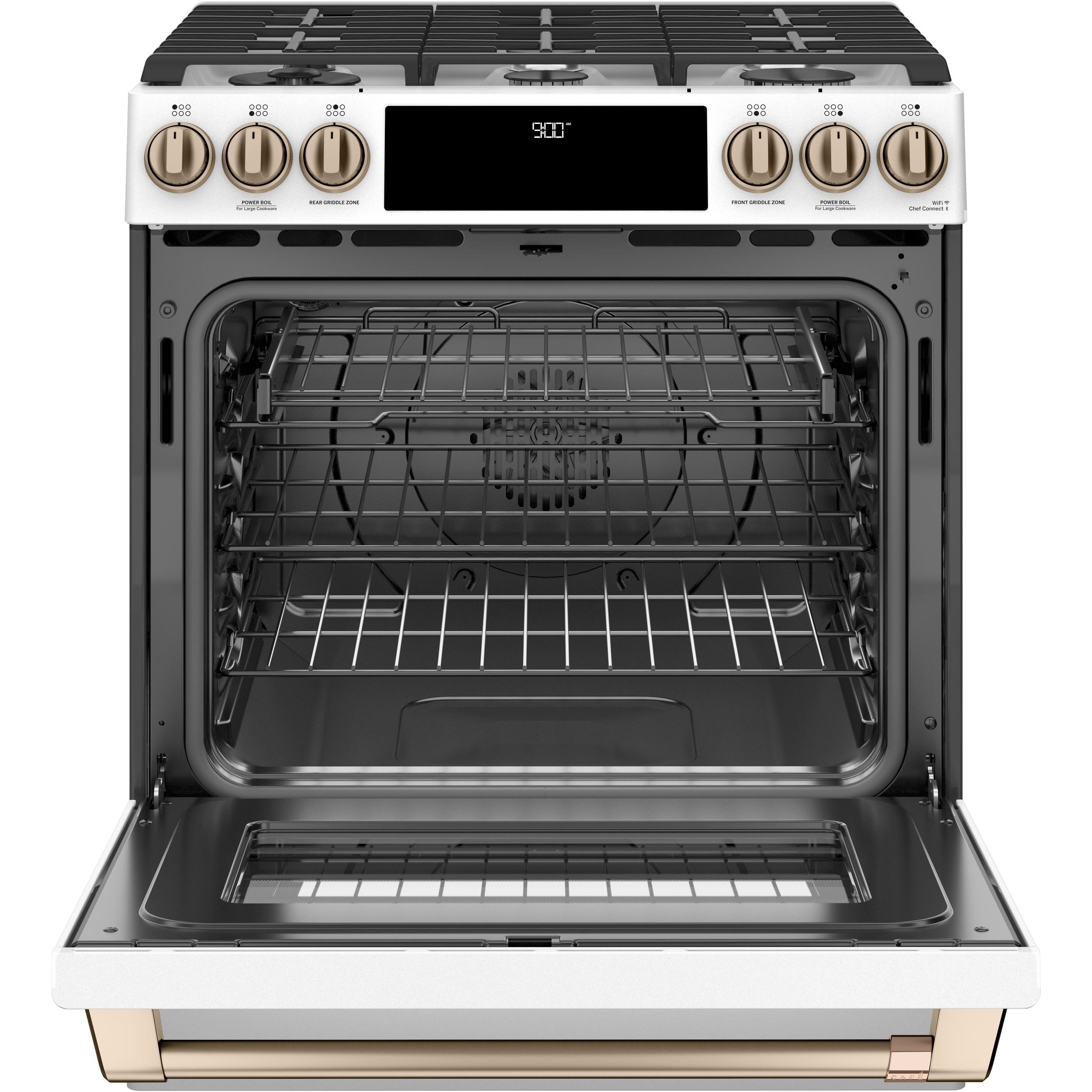  Café 30-inch Slide-in Dual Fuel Range with Warming Drawer CC2S900P4MW2 IMAGE 2