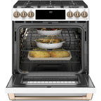  Café 30-inch Slide-in Dual Fuel Range with Warming Drawer CC2S900P4MW2 IMAGE 3