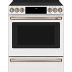  Café 30-inch Slide-in Electric Range with Warming Drawer CCES700P4MW2 IMAGE 1