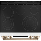  Café 30-inch Slide-in Electric Range with Warming Drawer CCES700P4MW2 IMAGE 2