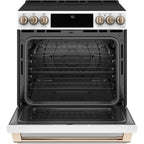  Café 30-inch Slide-in Electric Range with Warming Drawer CCES700P4MW2 IMAGE 3