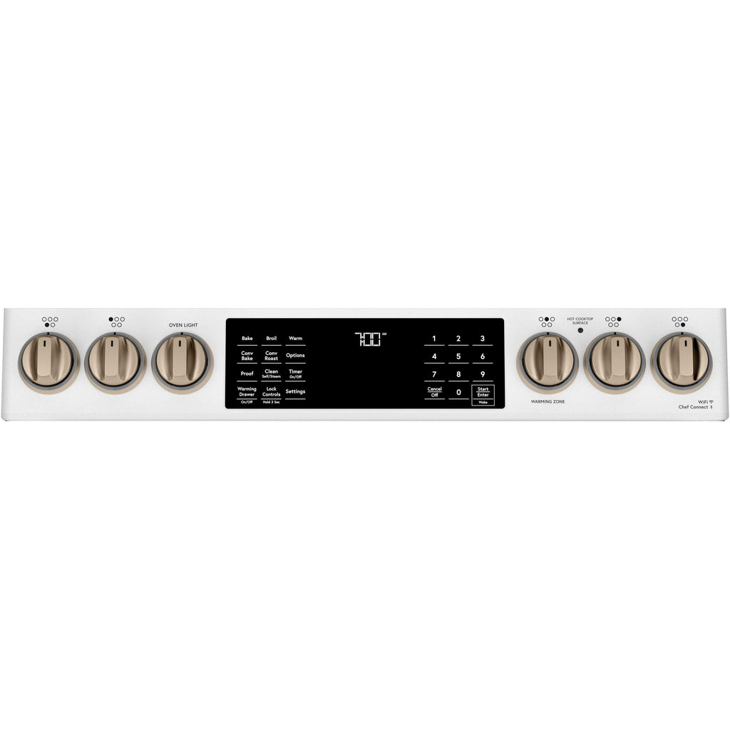  Café 30-inch Slide-in Electric Range with Warming Drawer CCES700P4MW2 IMAGE 4