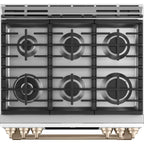  Café 30-inch Slide-in Gas Range with Convection Technology CCGS700P4MW2 IMAGE 3