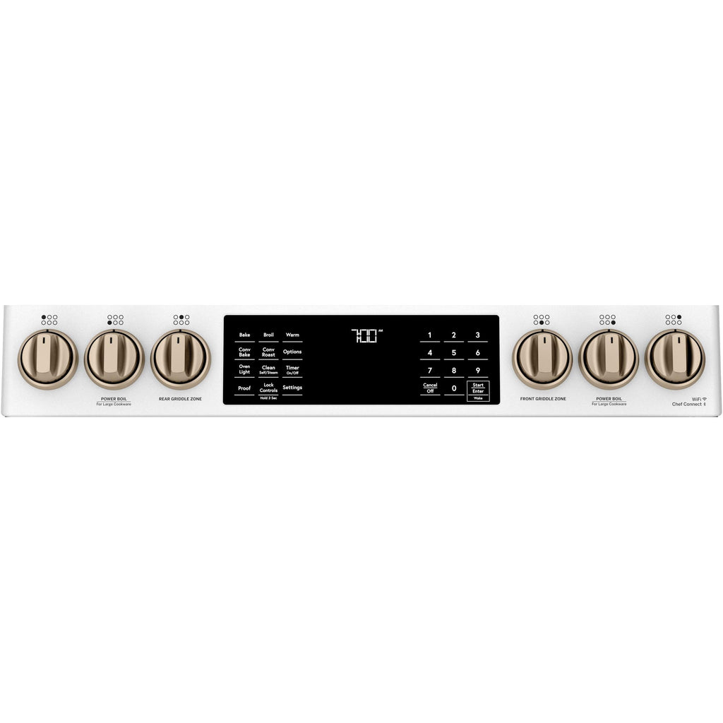  Café 30-inch Slide-in Gas Range with Convection Technology CCGS700P4MW2 IMAGE 4