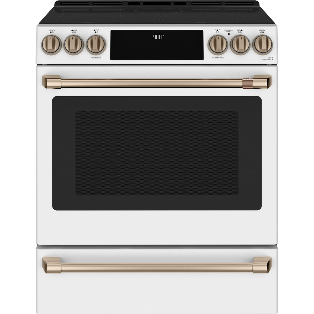  Café 30-inch Slide-in Induction Range with Warming Drawer CCHS900P4MW2 IMAGE 1