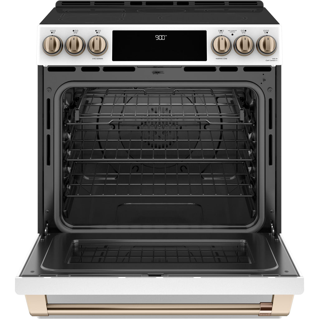  Café 30-inch Slide-in Induction Range with Warming Drawer CCHS900P4MW2 IMAGE 3