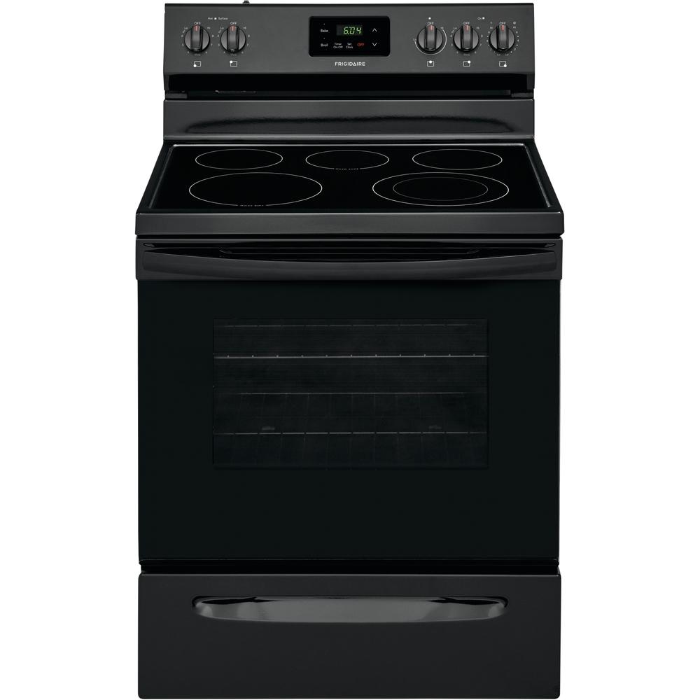  Frigidaire 30-inch Freestanding Electric Range with Even Baking Technology FCRE3052AB IMAGE 1