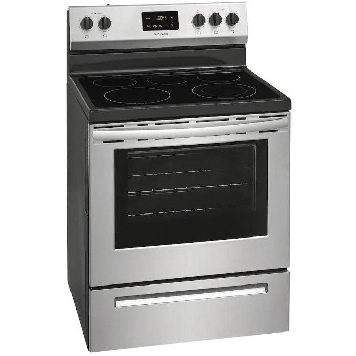  Frigidaire 30-inch Freestanding Electric Range with Even Baking Technology FCRE305CAS IMAGE 1