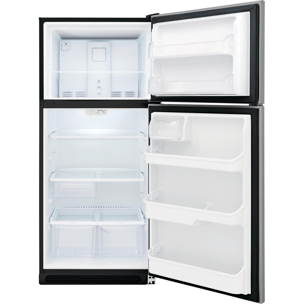  Frigidaire 30-inch, 20.4 cu.ft. Freestanding Top Freezer Refrigerator with SpillSafe® Shelves FFHT2033VS IMAGE 4