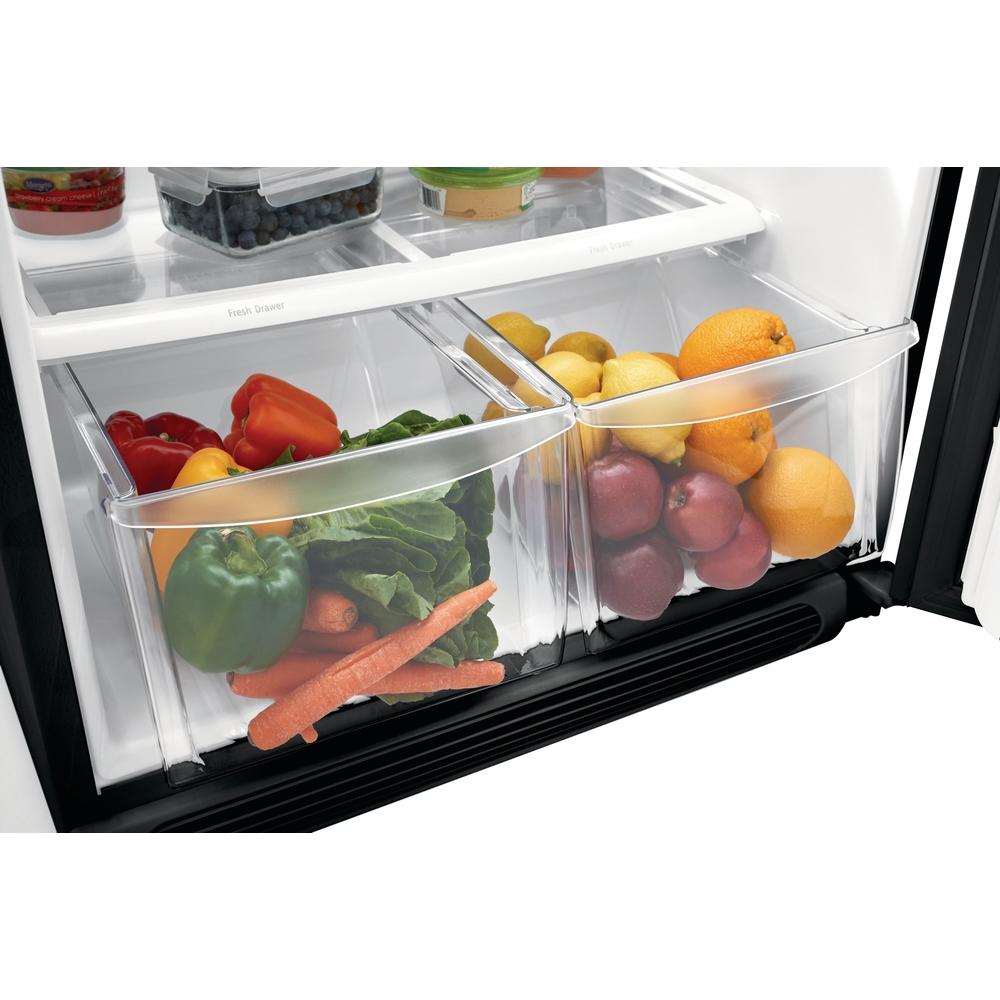  Frigidaire 30-inch, 20.4 cu.ft. Freestanding Top Freezer Refrigerator with SpillSafe® Shelves FFHT2033VS IMAGE 7
