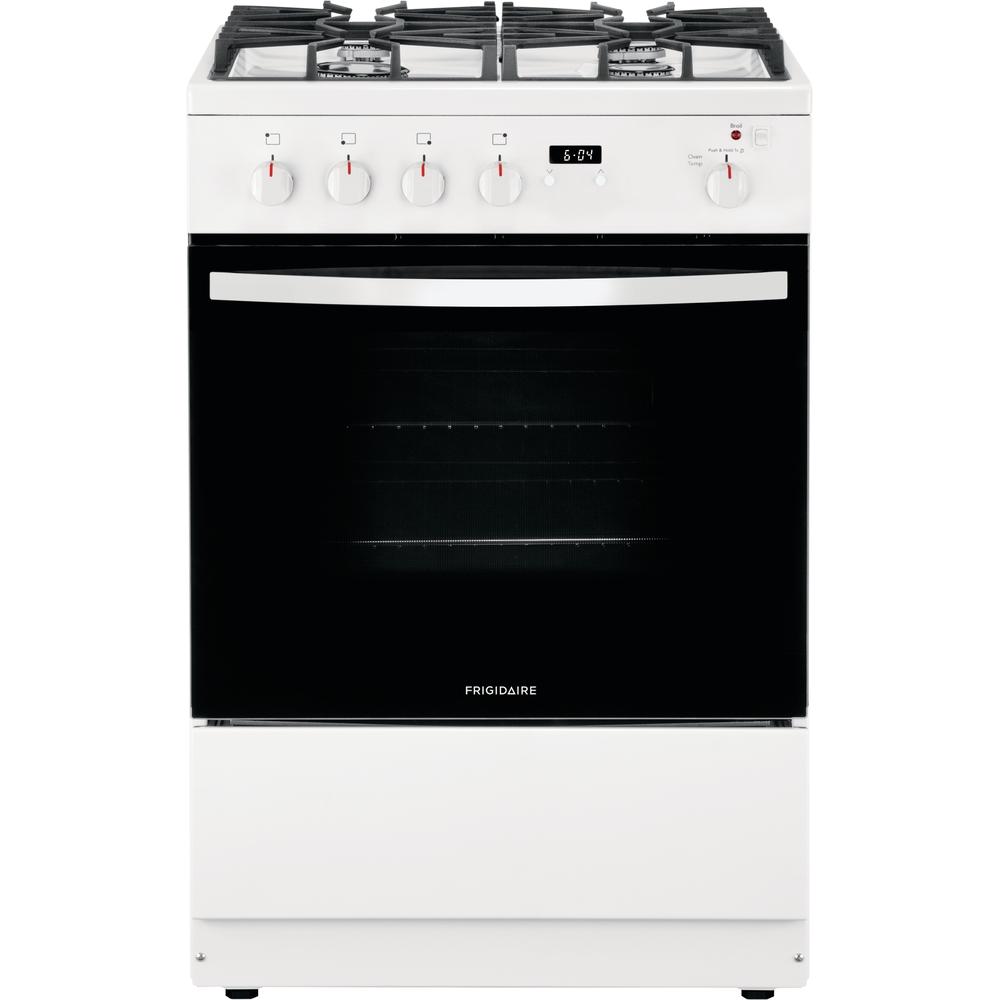  Frigidaire 24-inch Freestanding Gas Range with Ready-Select® Controls FFGH2422UW IMAGE 1
