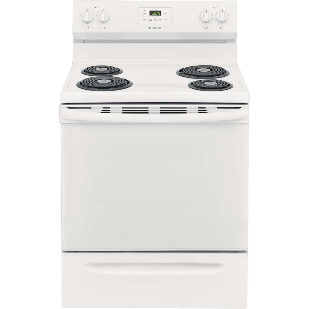  Frigidaire 30-inch Freestanding Electric Range with Even Baking Technology FCRC3005AW IMAGE 1