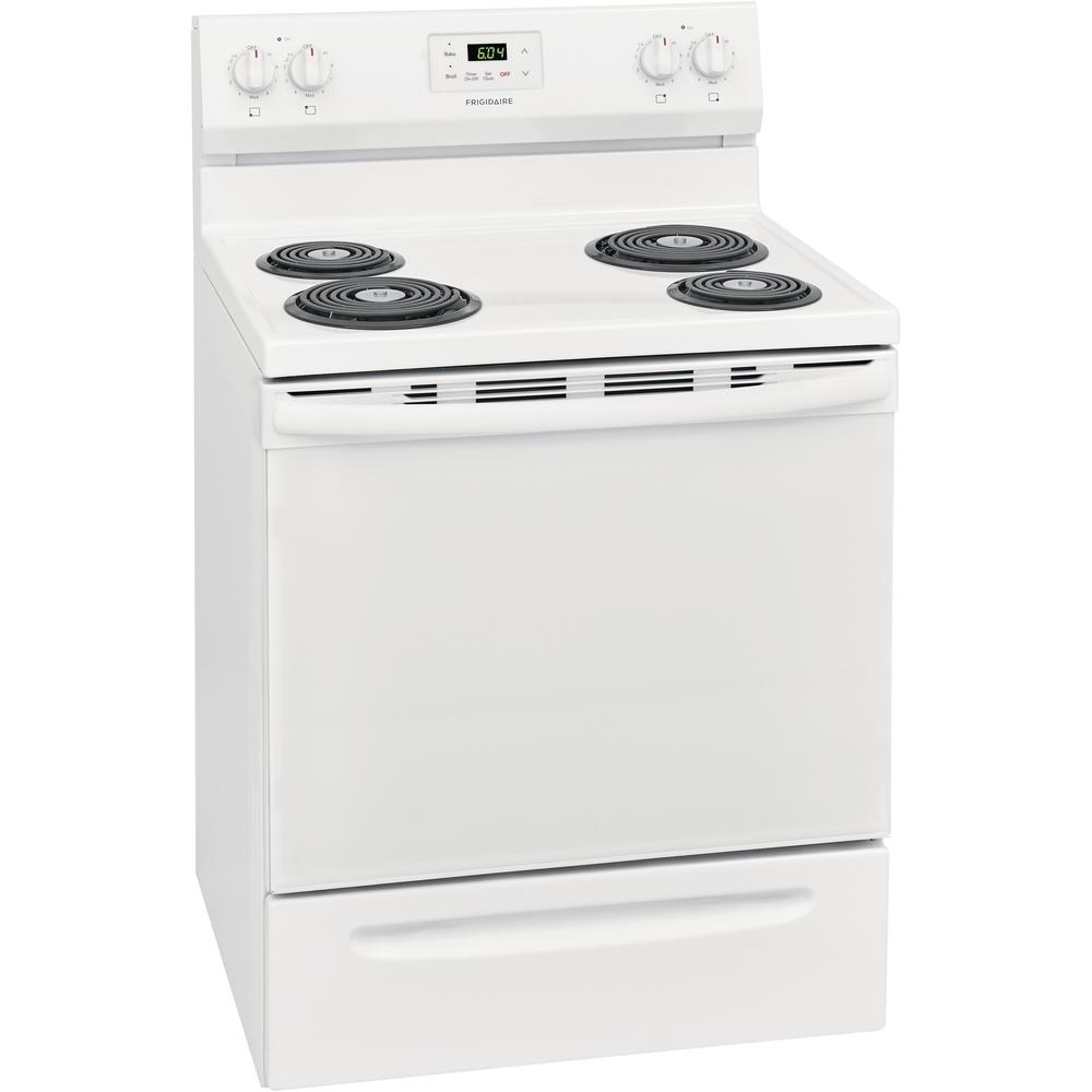  Frigidaire 30-inch Freestanding Electric Range with Even Baking Technology FCRC3005AW IMAGE 2
