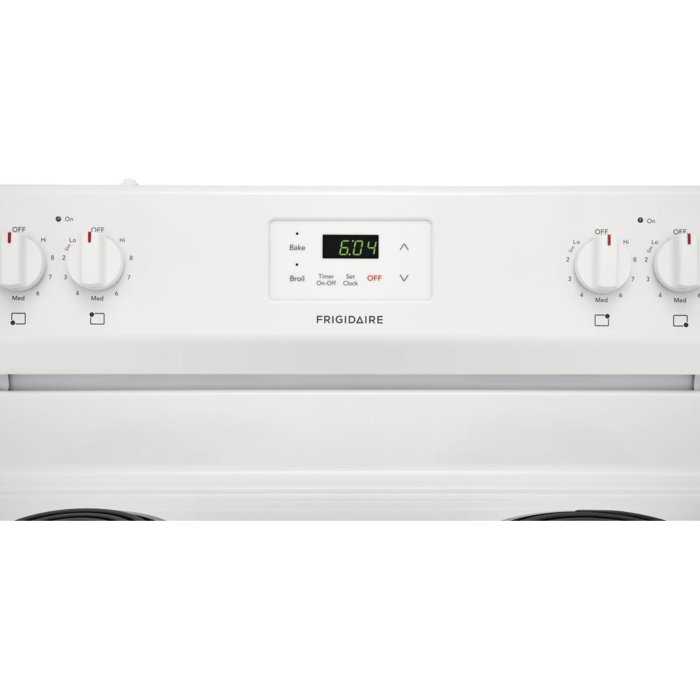  Frigidaire 30-inch Freestanding Electric Range with Even Baking Technology FCRC3012AW IMAGE 4