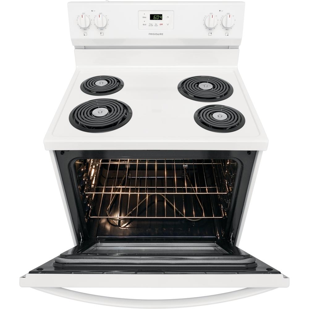  Frigidaire 30-inch Freestanding Electric Range with Even Baking Technology FCRC3012AW IMAGE 6