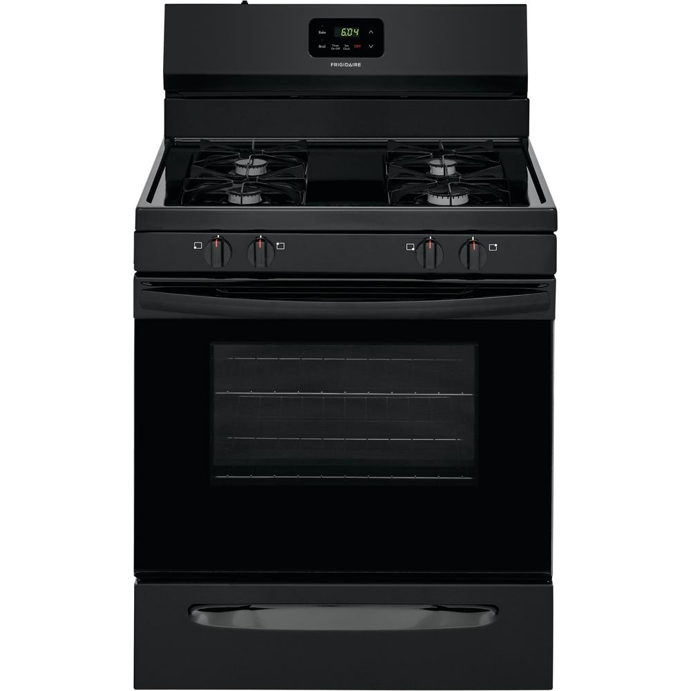  Frigidaire 30-inch Freestanding Gas Range with Even Baking Technology FCRG3015AB IMAGE 1