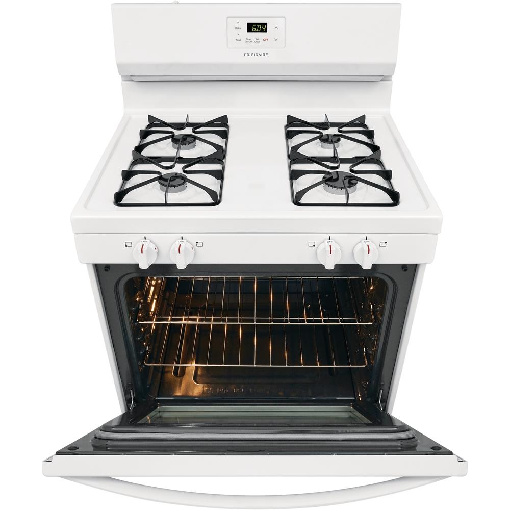  Frigidaire 30-inch Freestanding Gas Range with Even Baking Technology FCRG3015AW IMAGE 5