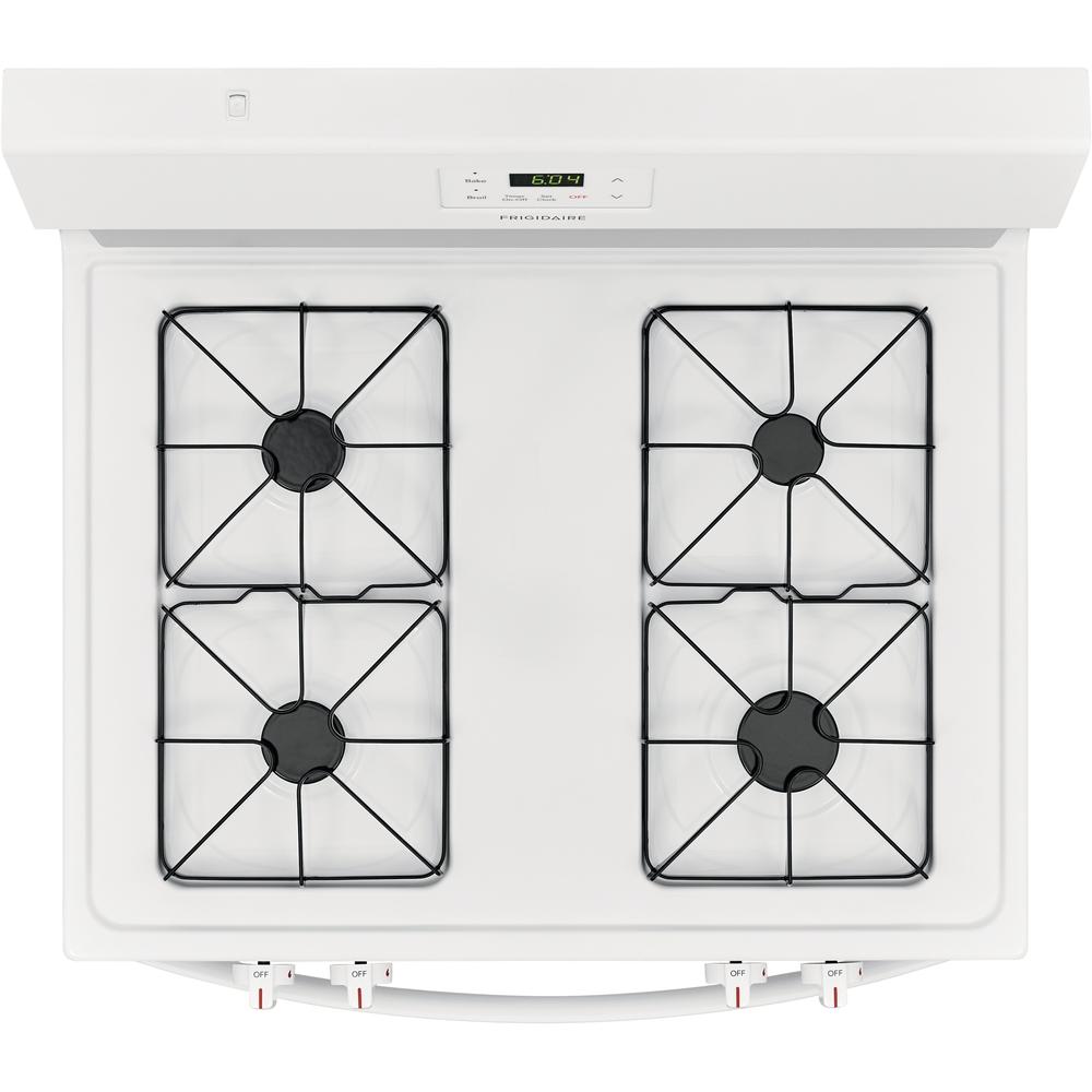  Frigidaire 30-inch Freestanding Gas Range with Even Baking Technology FCRG3015AW IMAGE 8