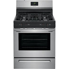  Frigidaire 30-inch Freestanding Gas Range with Even Baking Technology FCRG3051AS IMAGE 1