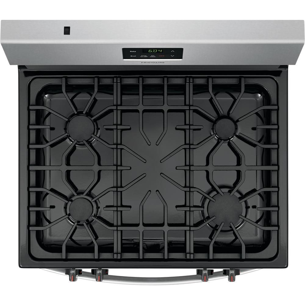  Frigidaire 30-inch Freestanding Gas Range with Even Baking Technology FCRG3051AS IMAGE 10
