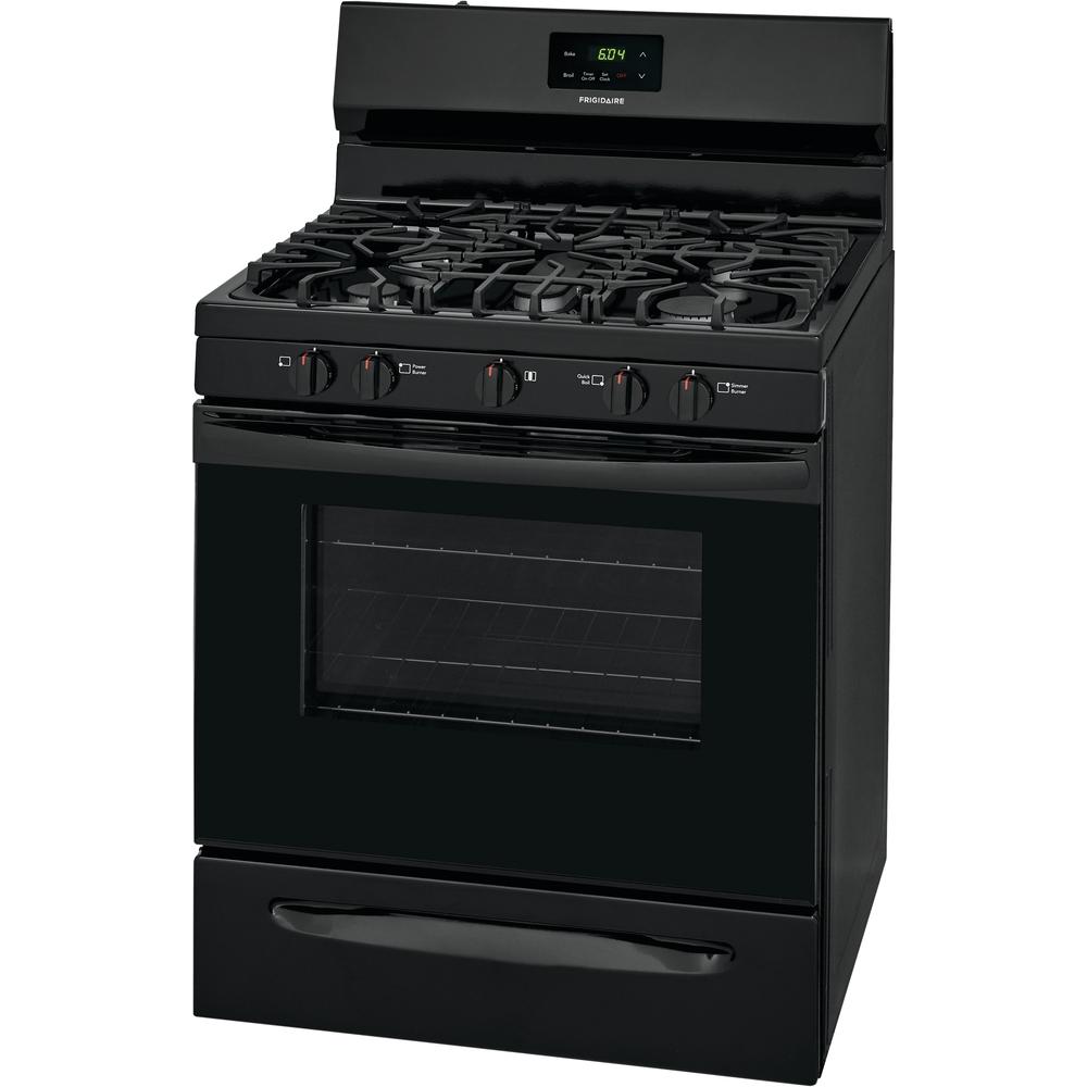  Frigidaire 30-inch Freestanding Gas Range with Even Baking Technology FCRG3052AB IMAGE 3