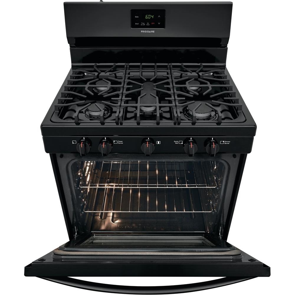  Frigidaire 30-inch Freestanding Gas Range with Even Baking Technology FCRG3052AB IMAGE 7