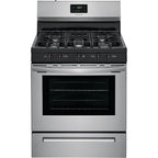  Frigidaire 30-inch Freestanding Gas Range with Even Baking Technology FCRG3052AS IMAGE 1