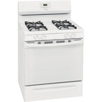  Frigidaire 30-inch Freestanding Gas Range with Even Baking Technology FCRG3005AW IMAGE 2