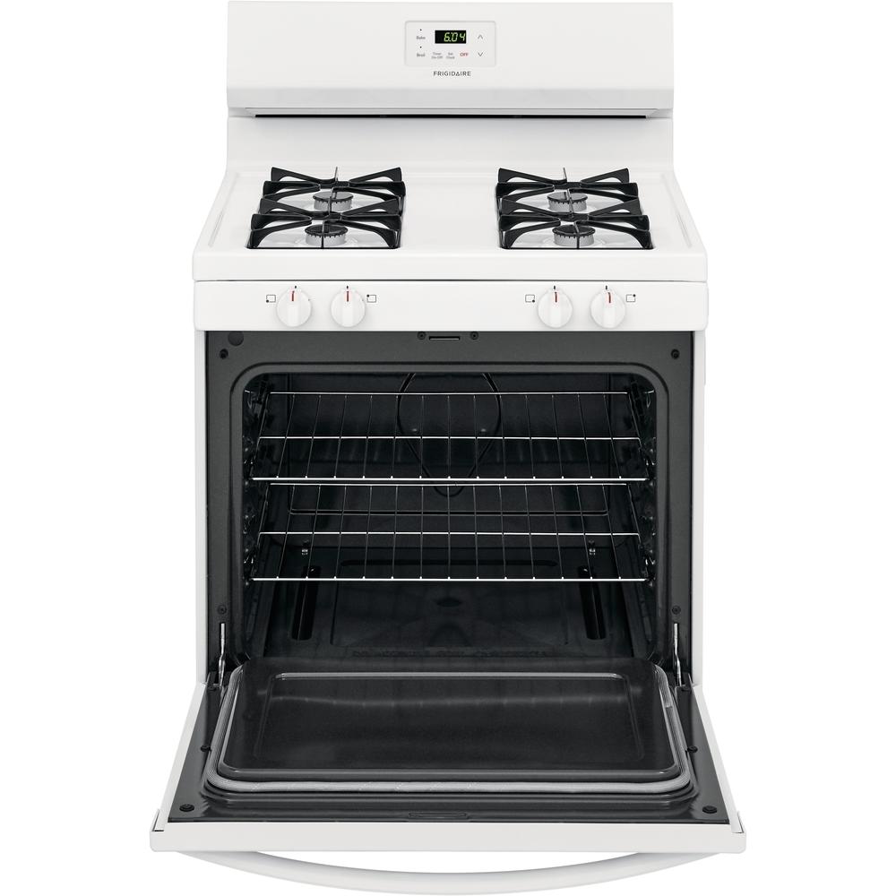  Frigidaire 30-inch Freestanding Gas Range with Even Baking Technology FCRG3005AW IMAGE 5
