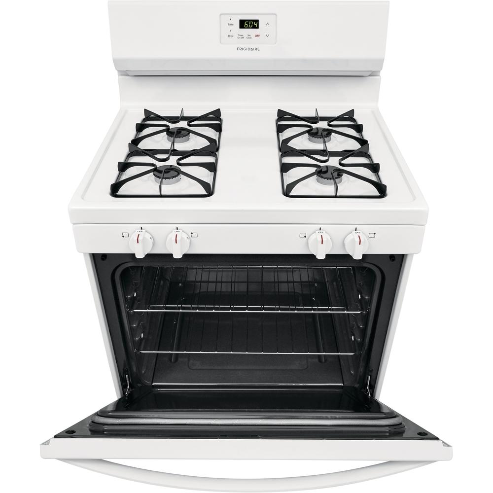  Frigidaire 30-inch Freestanding Gas Range with Even Baking Technology FCRG3005AW IMAGE 6